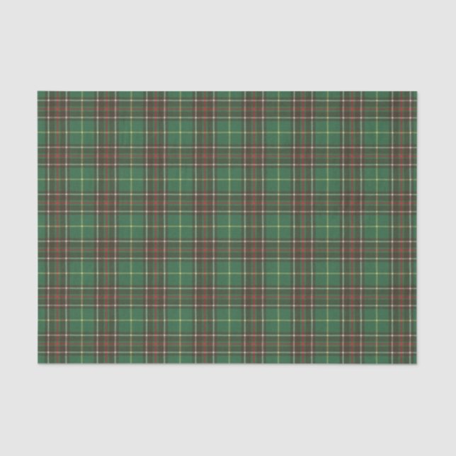 Papier Mousseline Province de Terre-Neuve Tartan original (Recto)