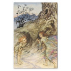 “Puck et une fée” Aquarelle d'Arthur Rackham