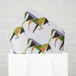 Papier Mousseline Puissant Unicorne moderne Cheval Abstrait animal