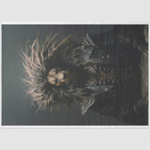 Papier Mousseline Punk Gang Lion africain en cuir découpage