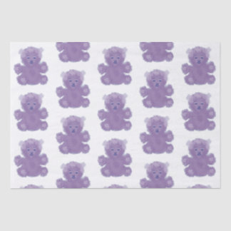 Papier Mousseline Purple bear