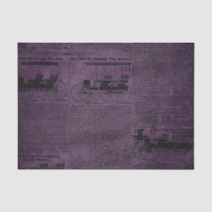 Papier Mousseline Purple Grunge Distressed Journal Vintage