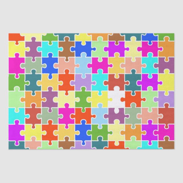 Papier Mousseline Puzzle amusant (Recto)