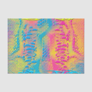 Papier Mousseline PYTHON - moderne fractale décorative -