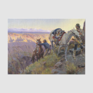 Papier Mousseline "Quand l'ombre annonce la mort" de Charles M Russe