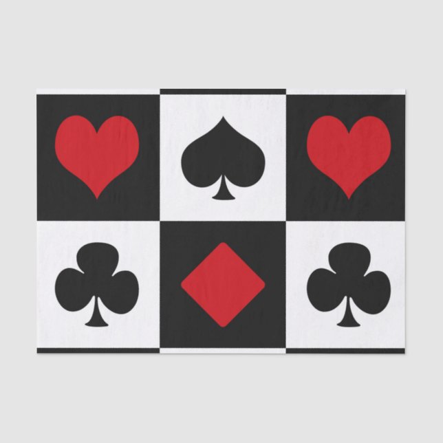 Papier Mousseline Quatre combinaisons de cartes (Recto)