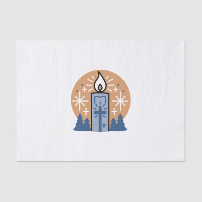 Papier Mousseline Que la foi brille (Recto)