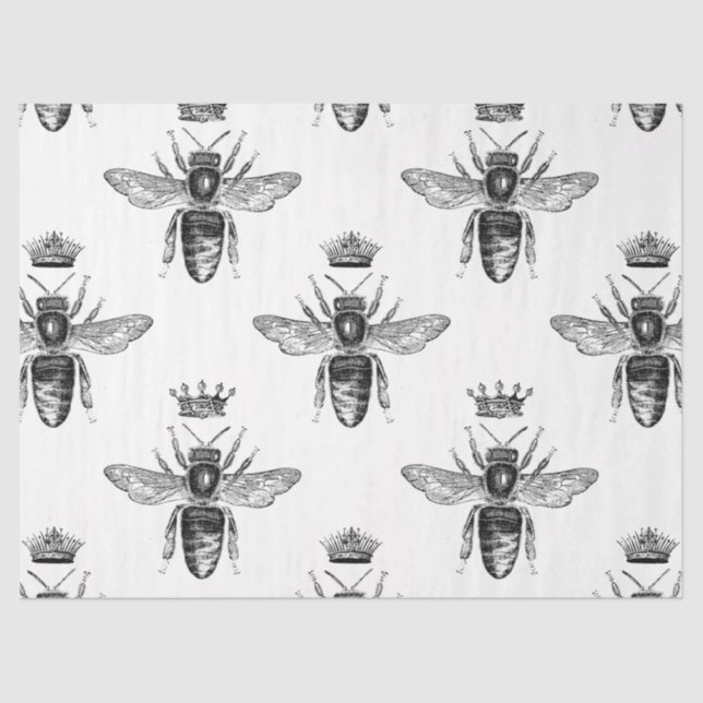 Papier Mousseline Queen Bee Series Design 20 (Recto)
