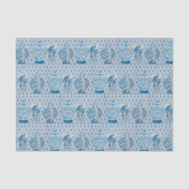 Papier Mousseline Quilt Chinoiserie Ginger Jar  (Recto)