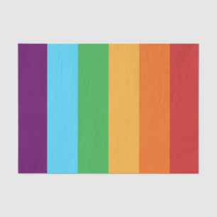 Papier Mousseline Rainbow Stripes amusant Bright Candy fête d'annive