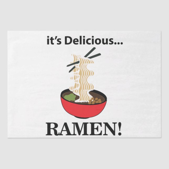 Papier Mousseline Ramen C'est délicieux Ramen (Recto)