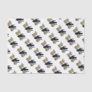 Papier Mousseline Raven Bird