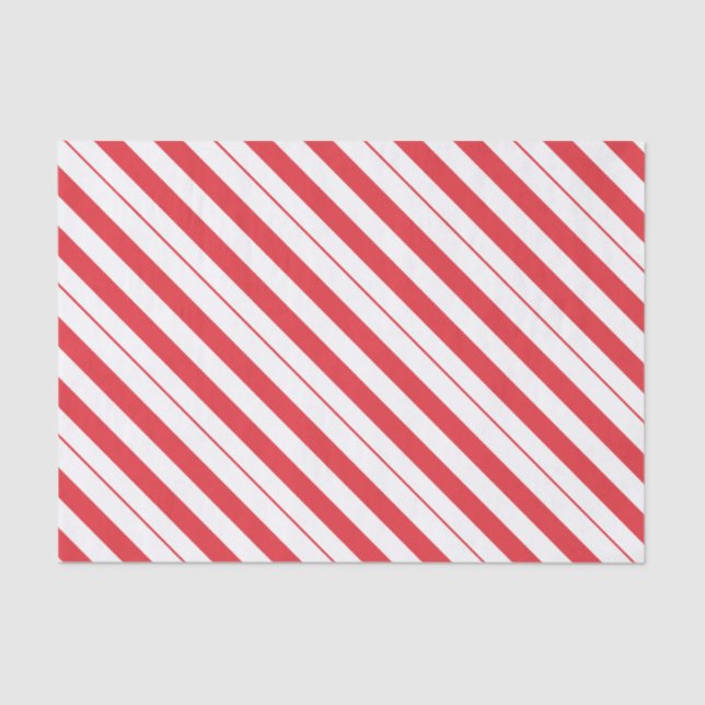 Papier Mousseline Rayures blanches et rouge-foncé de diagonale de (Recto)