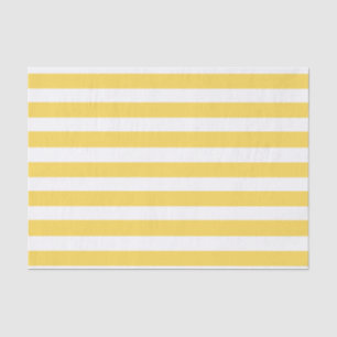 Papier Mousseline Rayures jaunes de chaise longue
