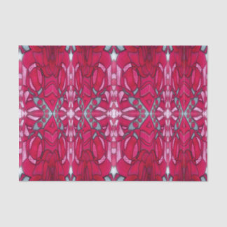 Papier Mousseline Red abstract 