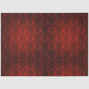 Papier Mousseline Red Black Demak Gothique 20x30 Découpage