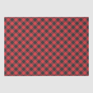 Papier Mousseline Red Buffalo Plaid À damiers