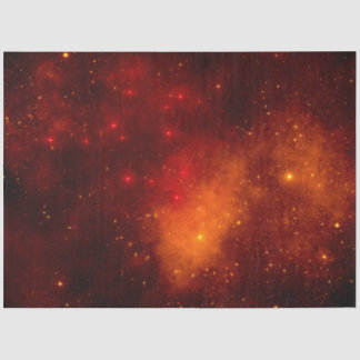 Papier Mousseline Red Galaxy Series Design 2