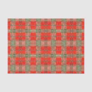 PAPIER MOUSSELINE RED SCOTT TARTAN