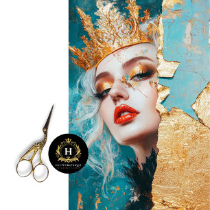 Papier Mousseline Regal Gold Queen Découpage Mois de l'histoire des 