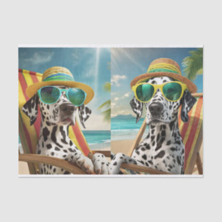 Papier Mousseline Reggie Bahama & Matilda Mama, Dalmatie sur Vaca
