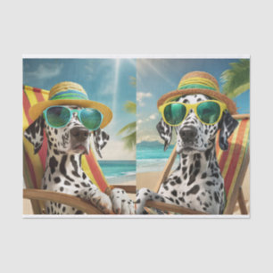 Papier Mousseline Reggie Bahama & Matilda Mama, Dalmatiens sur Vaca
