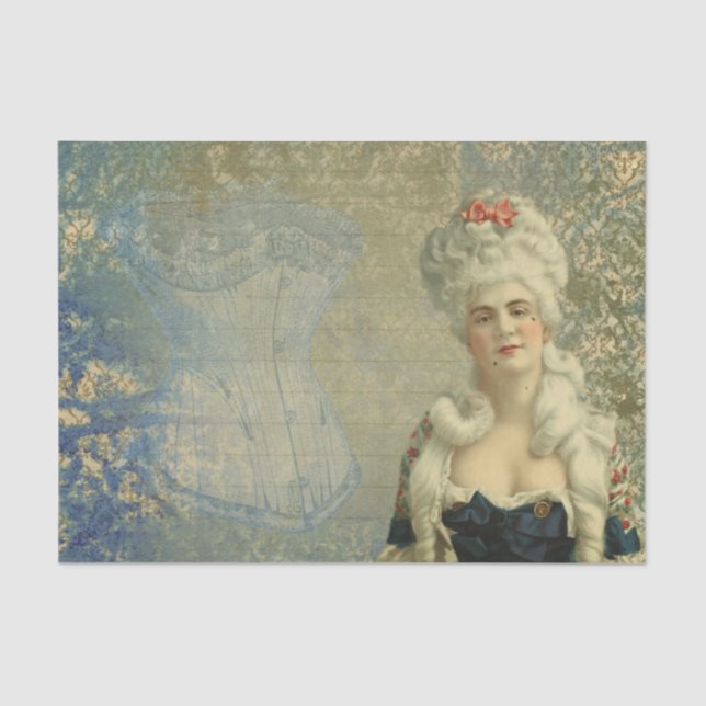 Papier Mousseline Reine française (Recto)