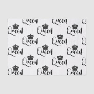 Papier Mousseline Reine Noire Écriture Type Party Black & White
