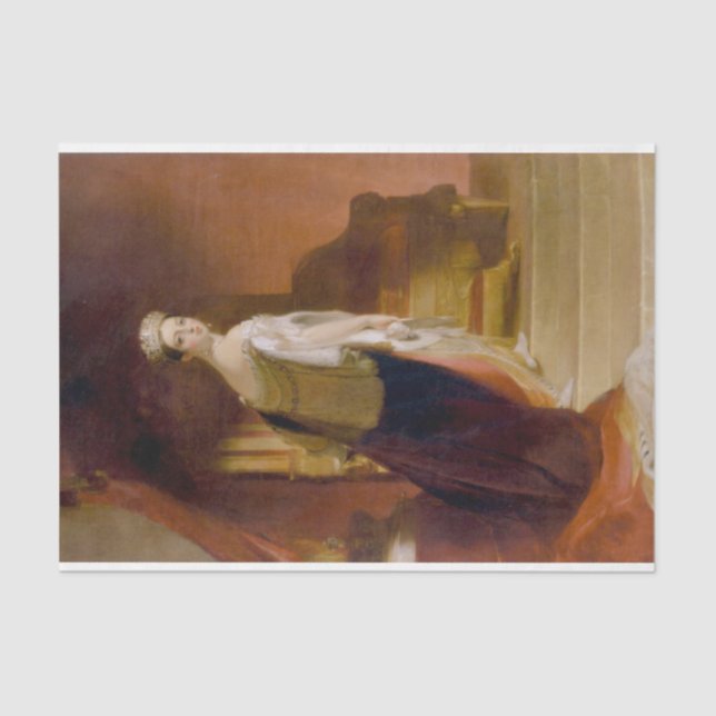 Papier Mousseline Reine Victoria (par Thomas Sully) (Recto)