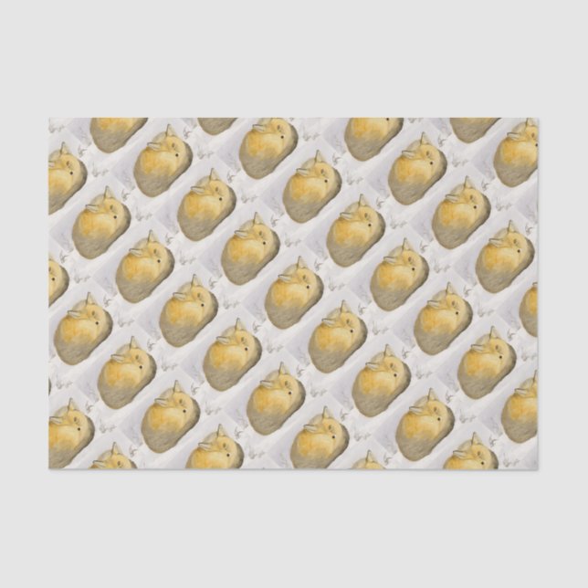 Papier Mousseline Renard rouge (Recto)