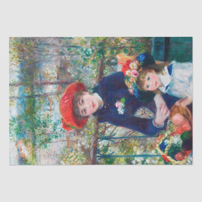 Papier Mousseline Renoir Art Découpage Vintage (Recto)