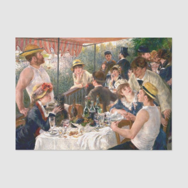 Papier Mousseline Renoir French Luncheon Booking Party (Recto)