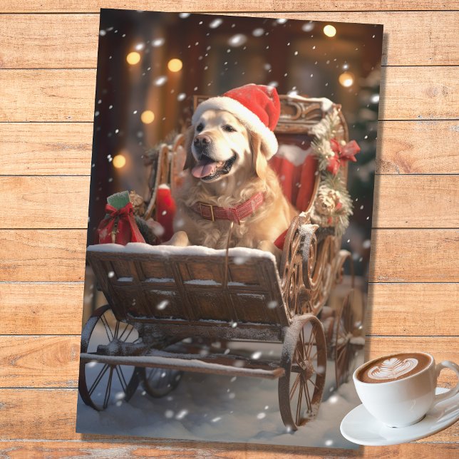 Papier Mousseline Retriever d'or en papier décolpage 1 de Sleigh (Créateur téléchargé)
