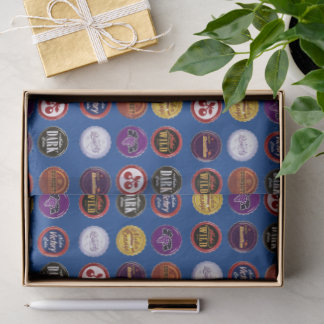 Papier Mousseline Retro Soda Cap Tissue Paper, Vintage Gamer Gift 