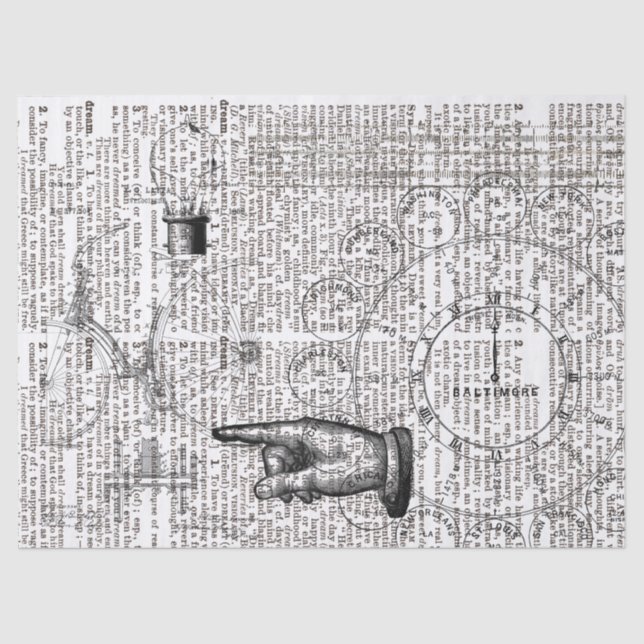 Papier Mousseline Rêve mécanique (Recto)