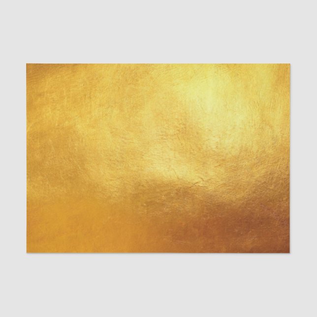 Papier Mousseline Rich Elegant Luxury Christmas Metalic Gold Foil (Recto)