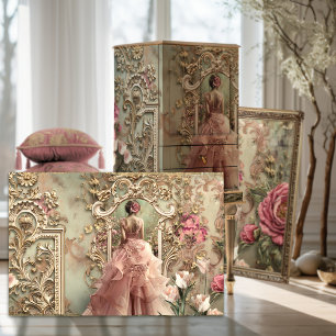 Papier Mousseline Robe de conte de fées, Shabby Chic, Art de portrai