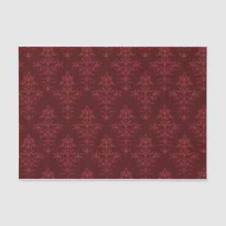 Papier Mousseline Rococos en rouge