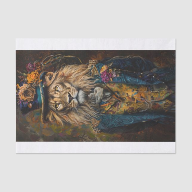 Papier Mousseline Roi de la Jungle3 (Recto)