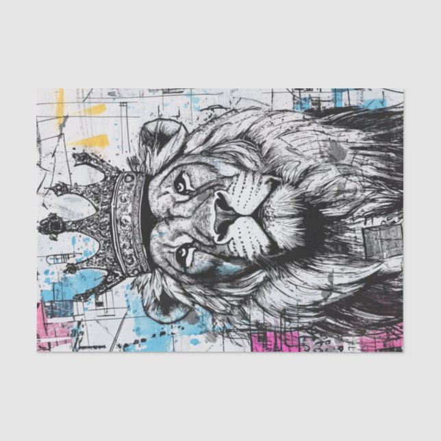 Papier Mousseline Roi Lion5 (Recto)