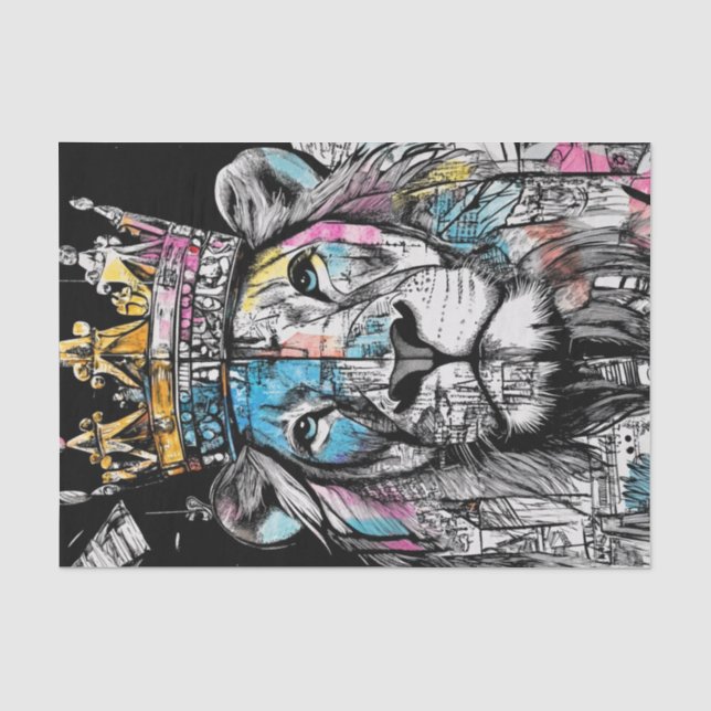 Papier Mousseline Roi Lion7 (Recto)