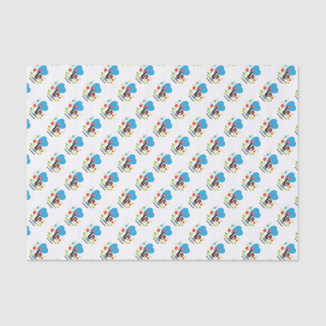 Papier Mousseline Rooster portugais (Recto)