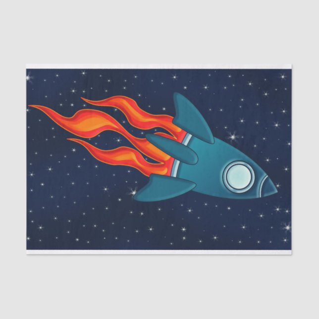 Papier Mousseline Roquette (Recto)