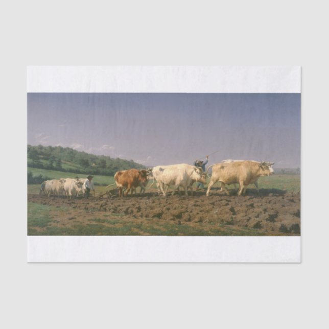 Papier Mousseline Rosa Bonheur | Jumelage dans le Nivernais (Recto)