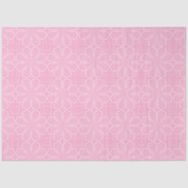 Papier Mousseline rose (Recto)