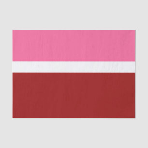 Papier Mousseline Rose Blanc Marron Rouge Bloc de Couleur
