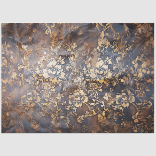 Papier Mousseline Rose d'or (Recto)