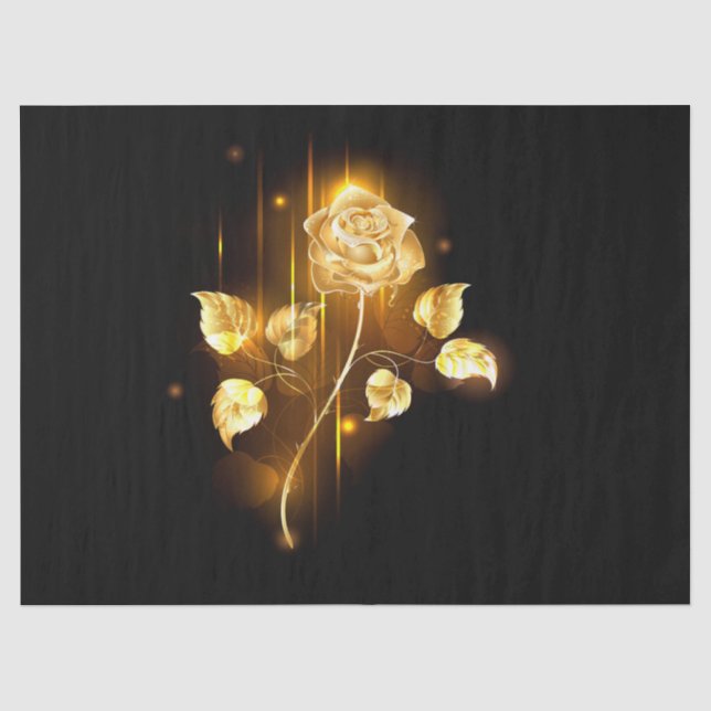 Papier Mousseline Rose d'or ( rose d'or ) (Recto)