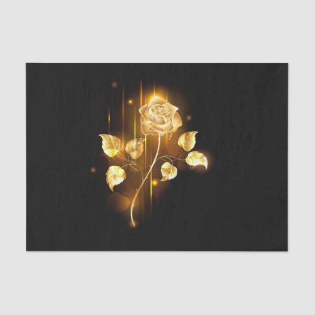 Papier Mousseline Rose d'or ( rose d'or ) (Recto)