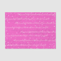 Rose fluo | Jour élégant du texte de script person